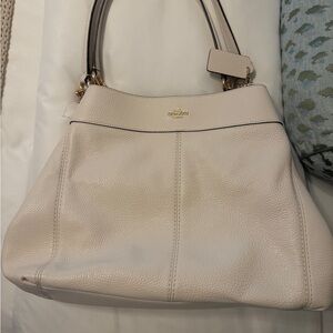 Coach Off-White Leather Shoulder Bag